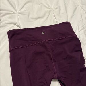 lululemon Wunder Under Everlux Dramatic Magenta Leggings